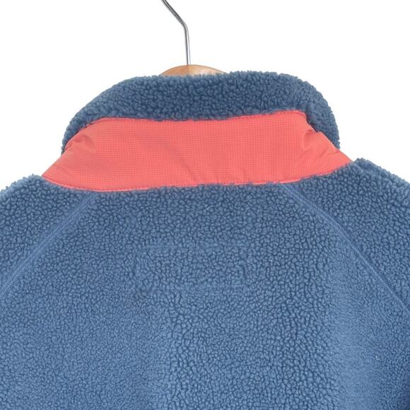 PENDELTON Winthrop Berber Fleece Jacket Storm Blue Orange Men's Size L - Picture 11 of 14